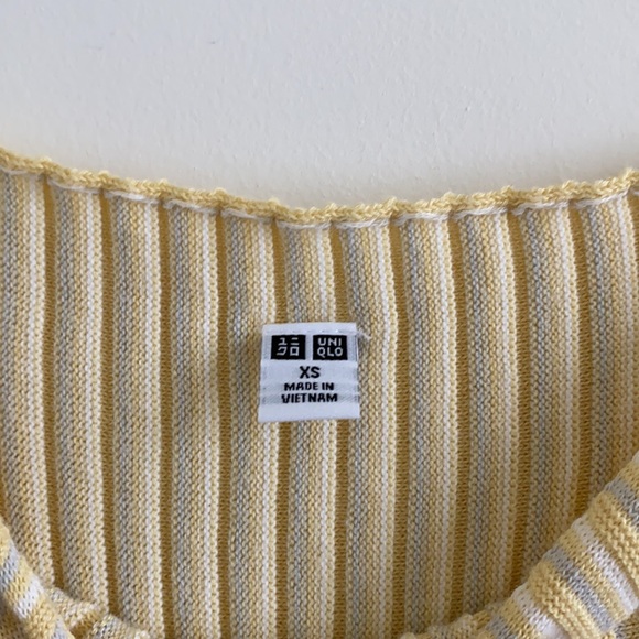 *NWOT* Uniqlo 3D Cotton Ribbed Crew Neck Dress - Picture 4 of 14